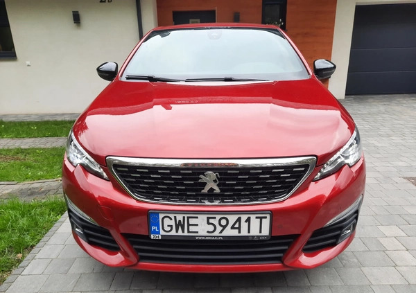 Peugeot 308 cena 59900 przebieg: 93563, rok produkcji 2017 z Wolsztyn małe 67